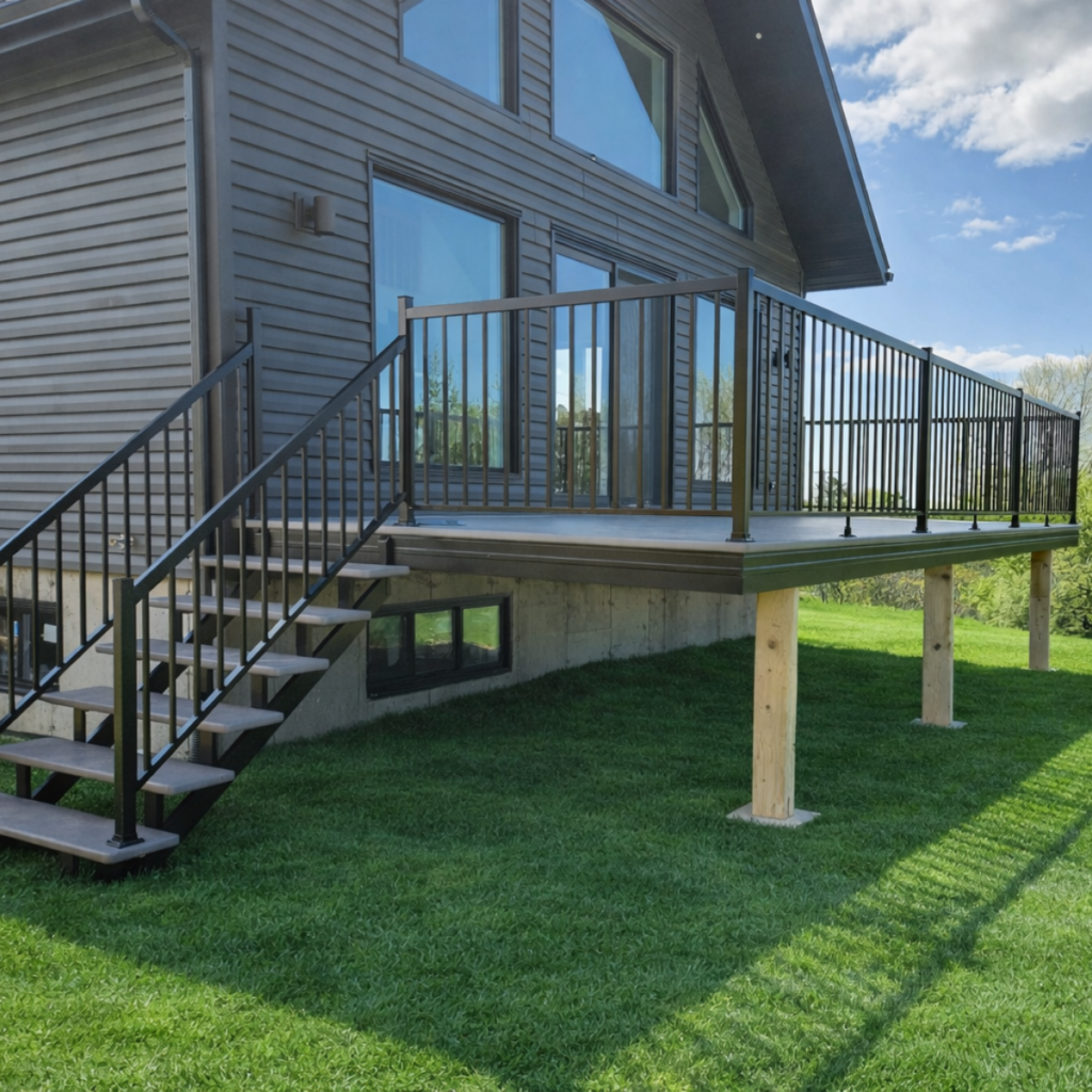 plancher en fibre de verre par patio & terrasse 2000 à Drummondville