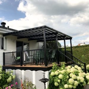 auvent pour terrasse installé par patio & terrasse 2000