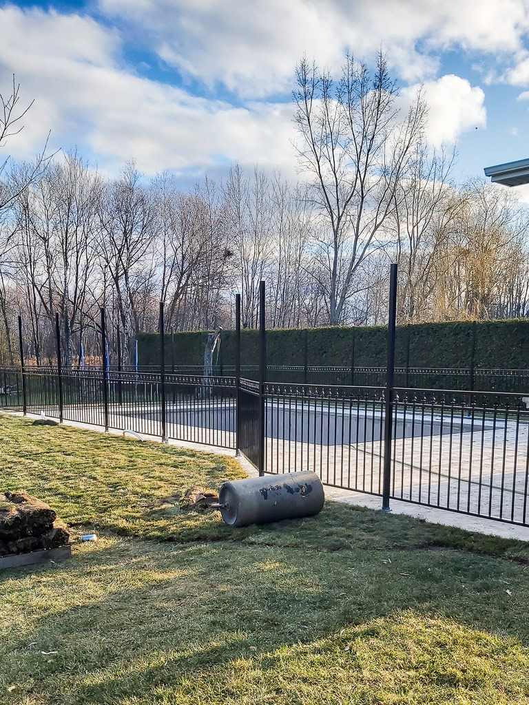 cloture de piscine modèle finesse ultra